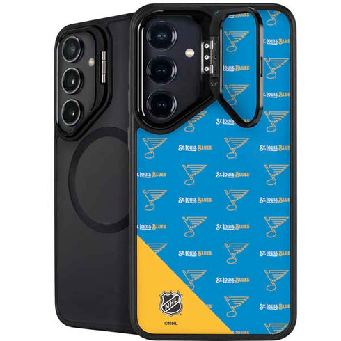 NHL St. Louis Blues Pattern Galaxy S24 Kickstand Case
